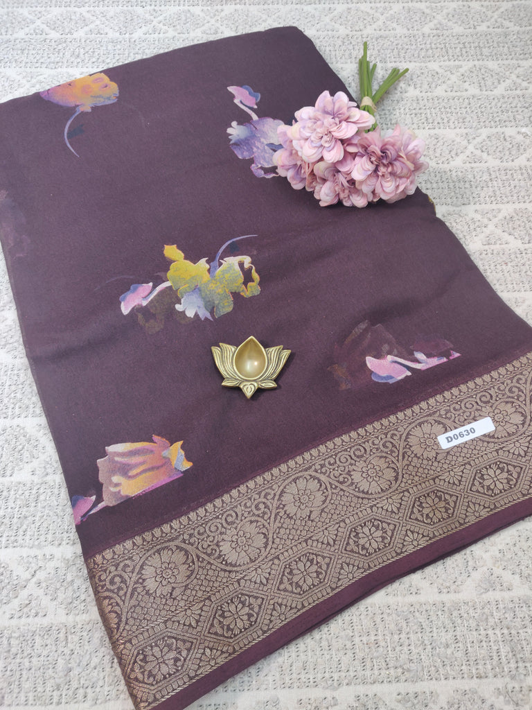 Shimmer Silk Sarees  #D0630