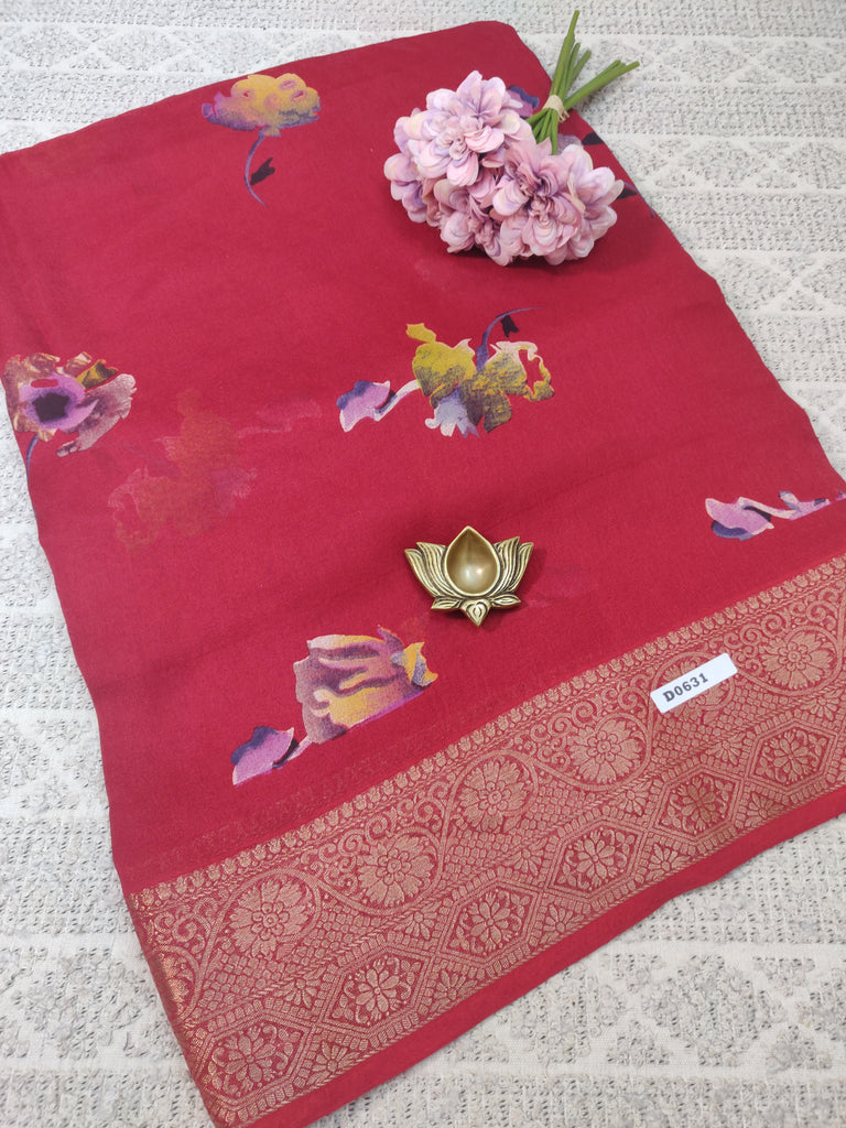 Shimmer Silk Sarees  #D0631