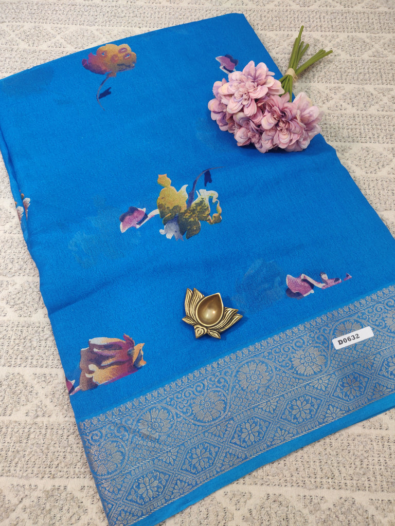 Shimmer Silk Sarees  #D0632