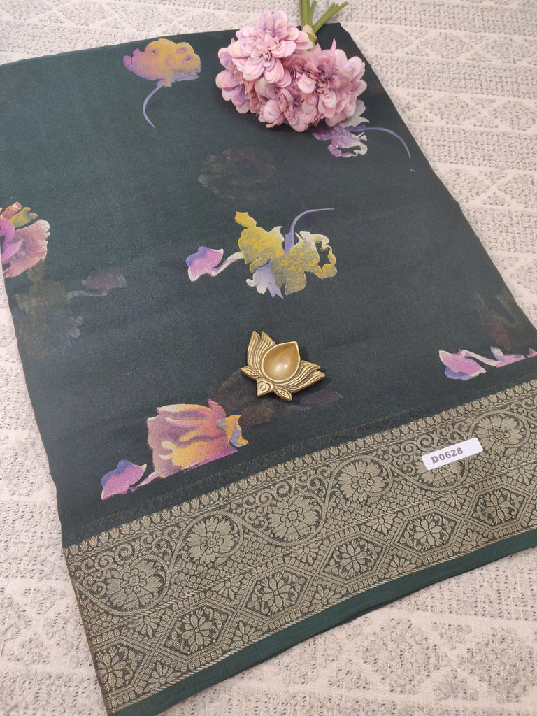 Shimmer Silk Sarees  #D0628