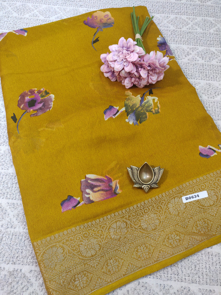 Shimmer Silk Sarees  #D0634