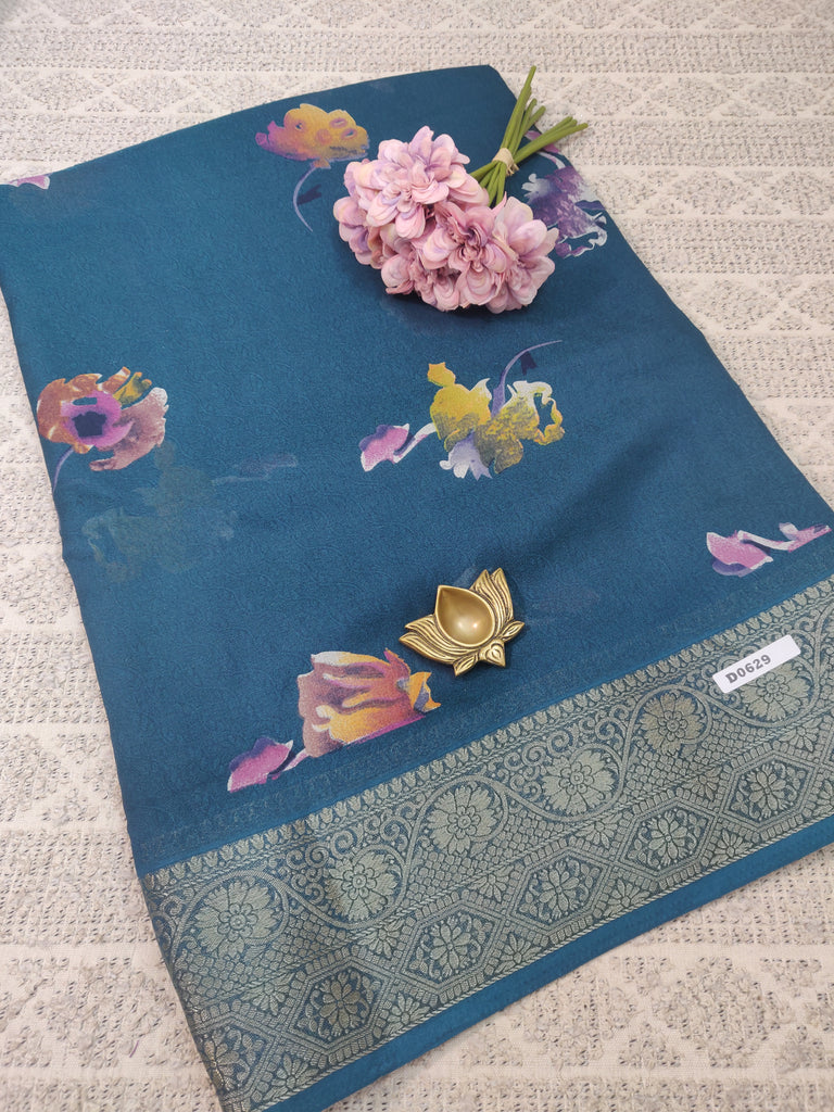 Shimmer Silk Sarees  #D0629