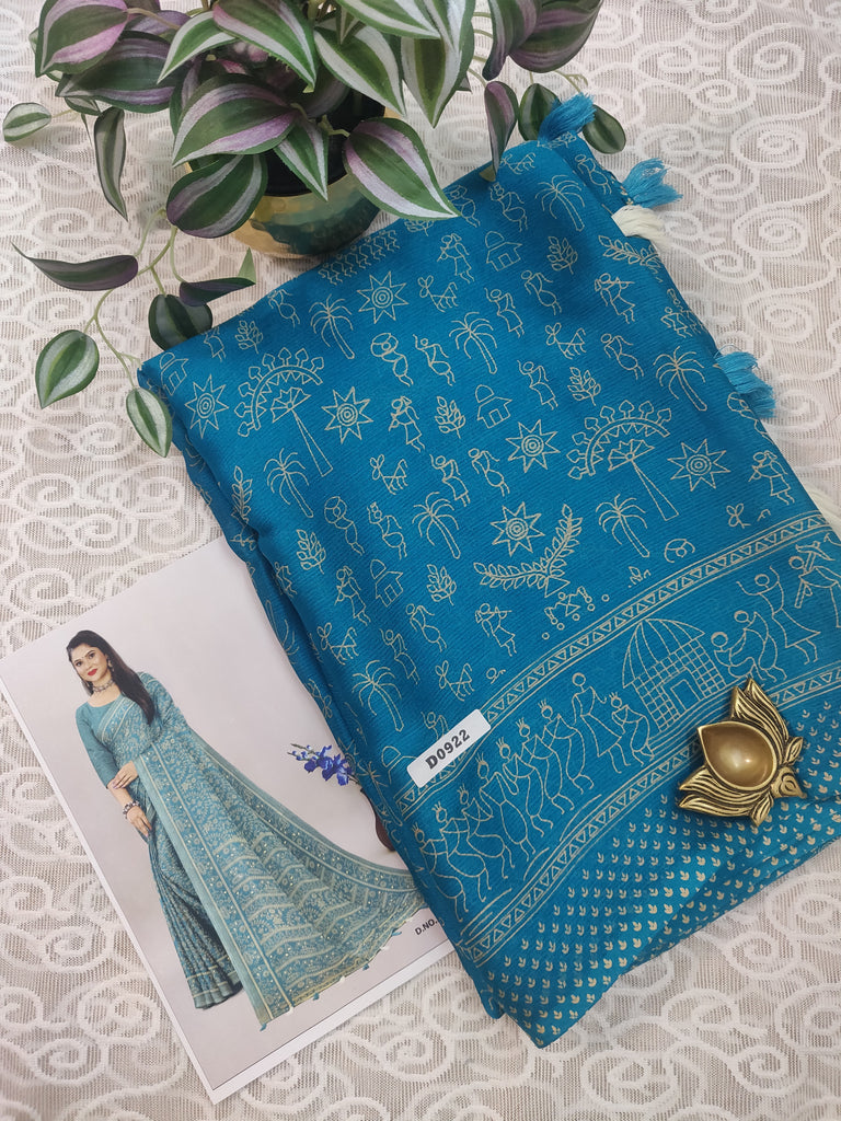 Designer Synthetic Saree #D0922