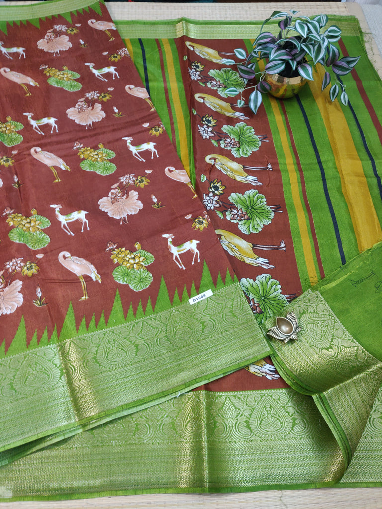 Printed Silk #D1068
