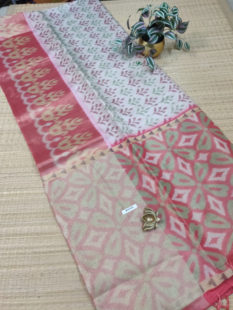 Printed Rawsilk #D0592