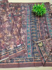 Gajji Printed Crepe Silk  #D1843