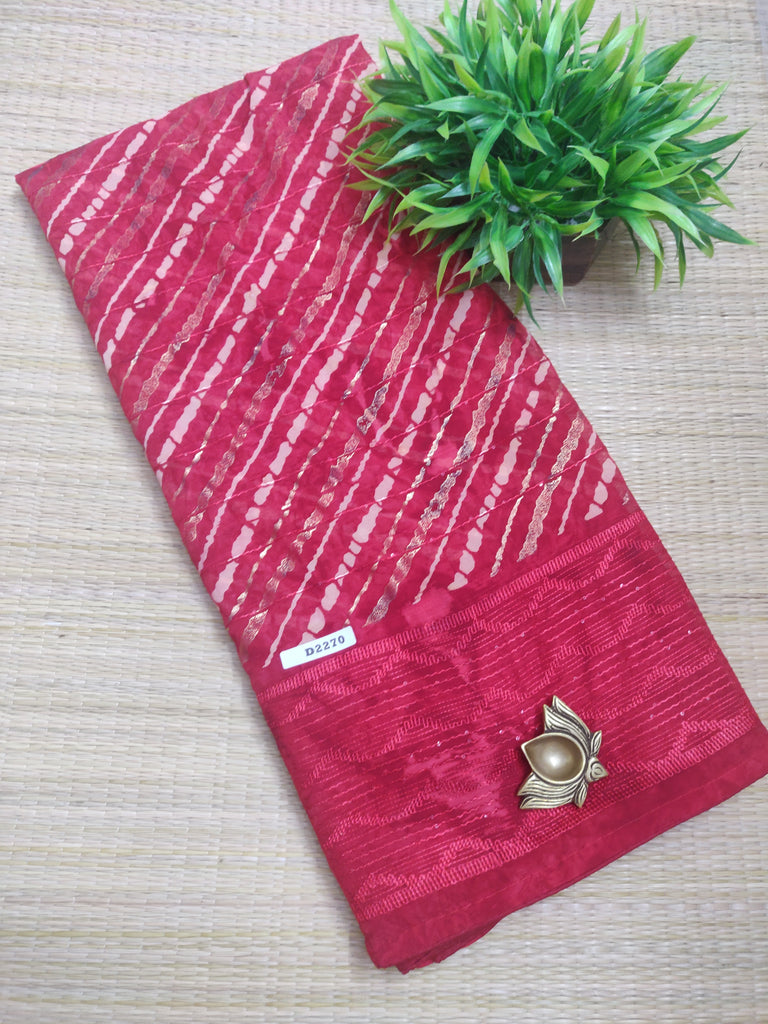 Designer Synthetic Saree #D2270