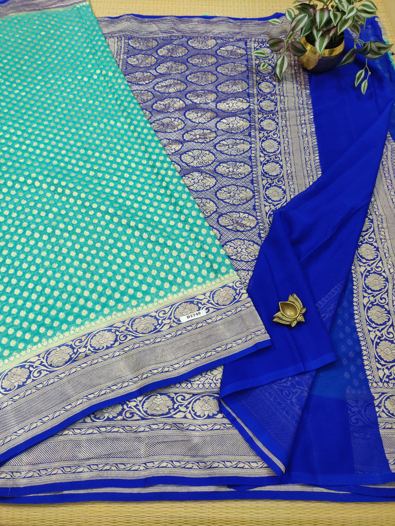 Banaras Georgette Sarees #D2740