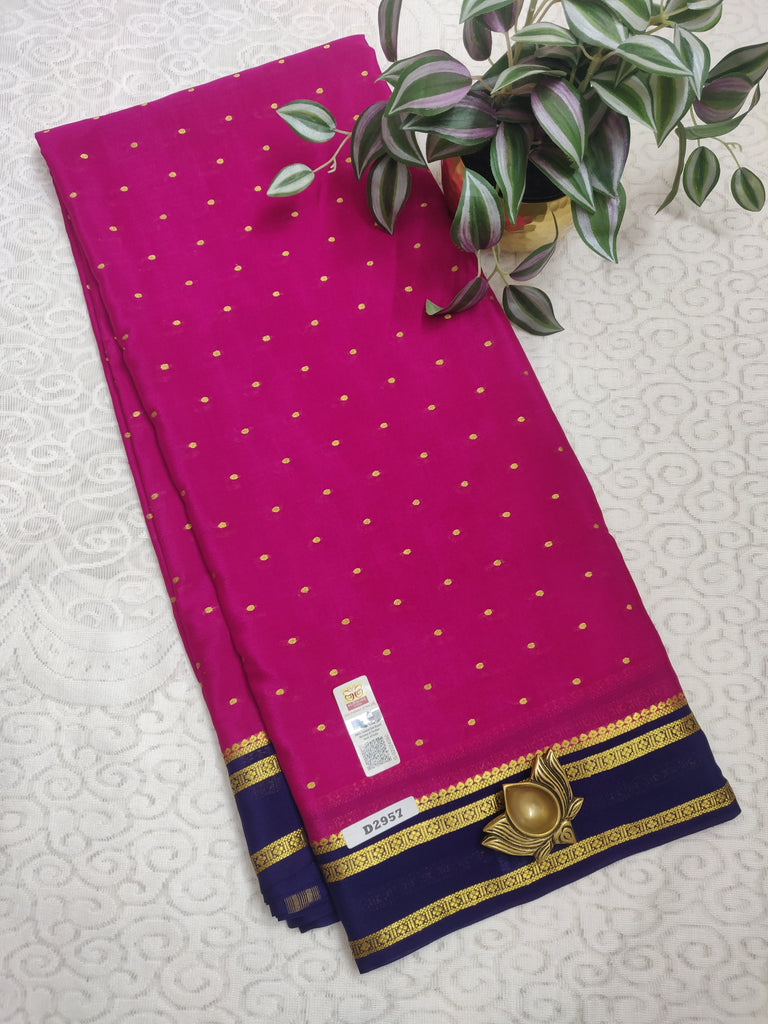 Pure Crepe Silk Saree #D2957