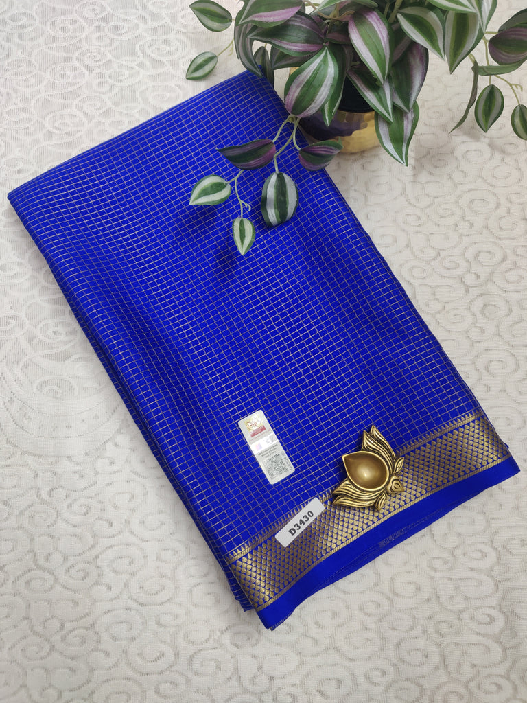 Pure Crepe Silk Saree #D3430