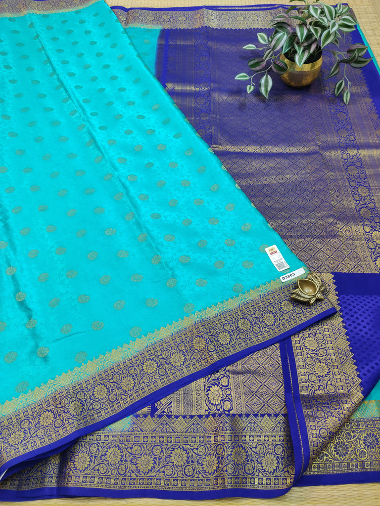 Pure Crepe Silk Saree #D3803