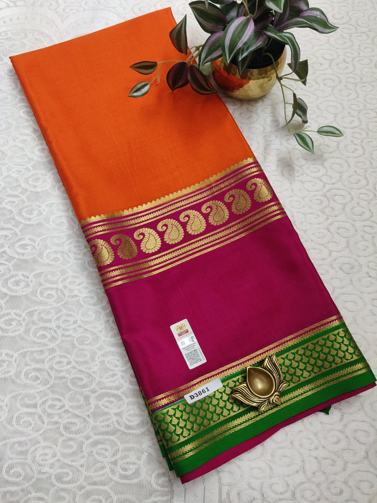 Pure Crepe Silk Saree #D3861