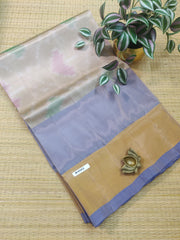 Ikkat Silk Mix Sarees #D4002