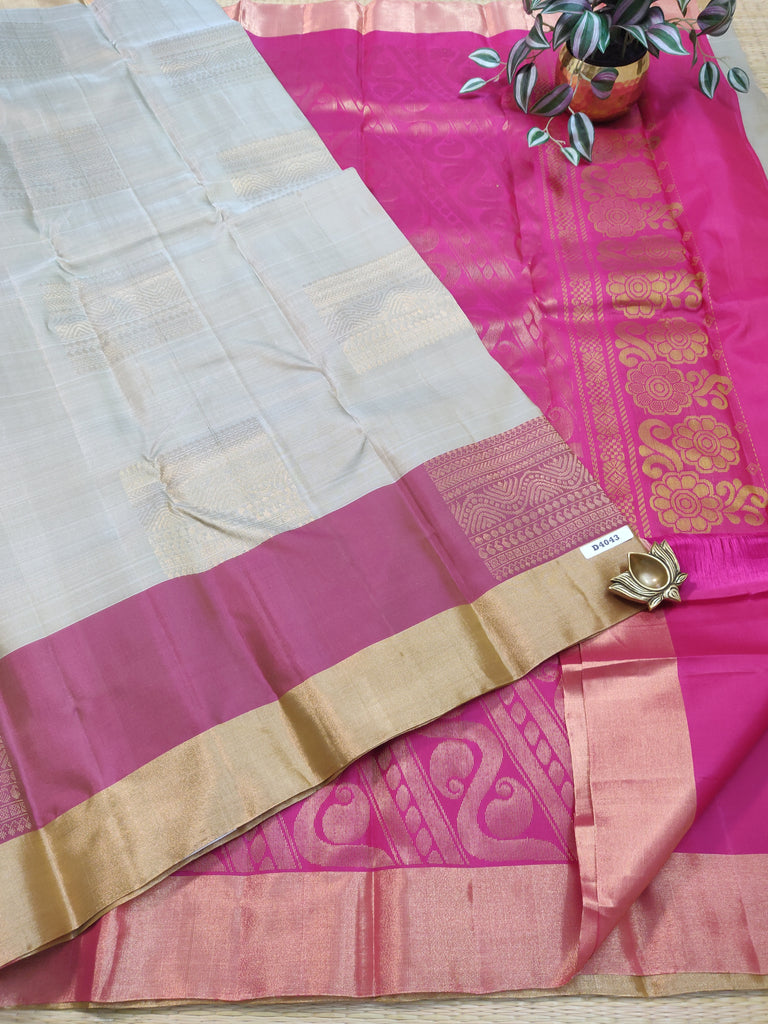 Uppada sarees | latest traditional kaddy border uppada pattu saree online  from weavers | TPUH01335