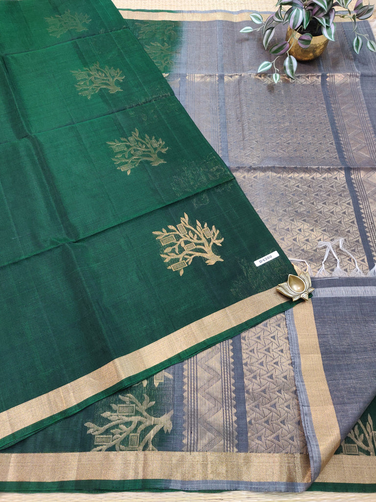 Pure Silk Cotton Sarees #D4300