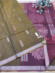 Pure Silk Cotton Sarees #D4306