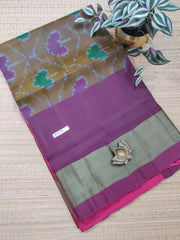 Ikkat Silk Mix Sarees #D4575