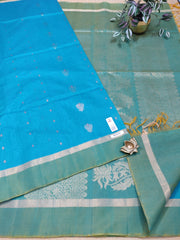 Pure Silk Cotton Sarees #D4773