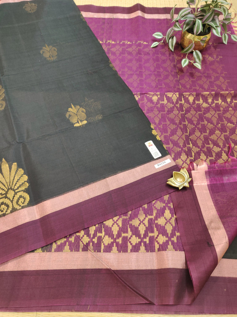 Pure Silk Cotton Sarees #D4756