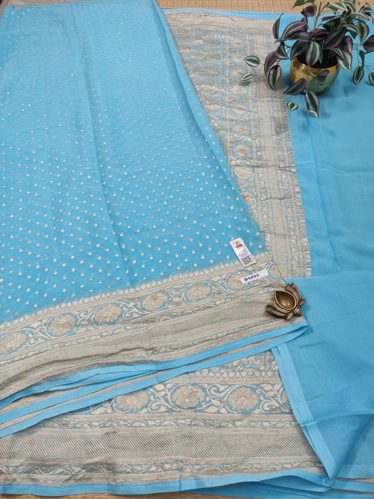 Banaras Georgette Sarees #D4892