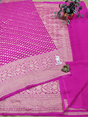 Banaras Georgette Sarees #D4887