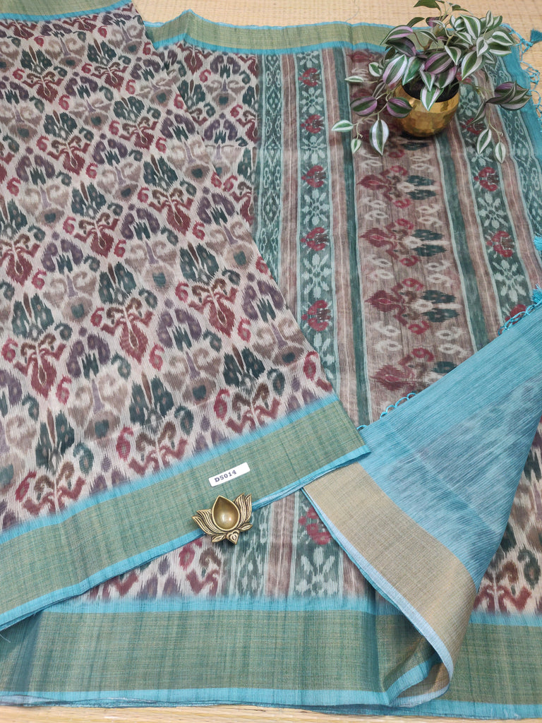 Semi Jute Silk Sarees #D5014