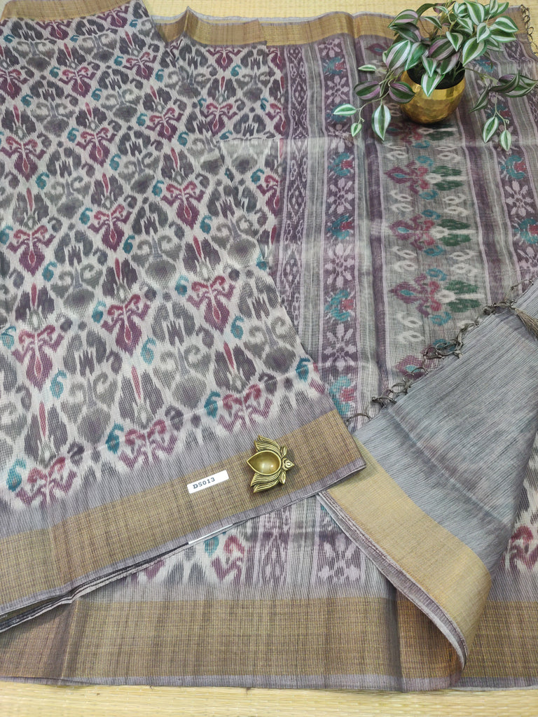 Semi Jute Silk Sarees #D5013