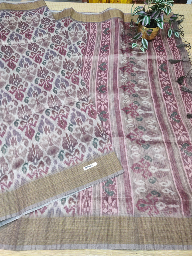 Semi Jute Silk Sarees #D5012