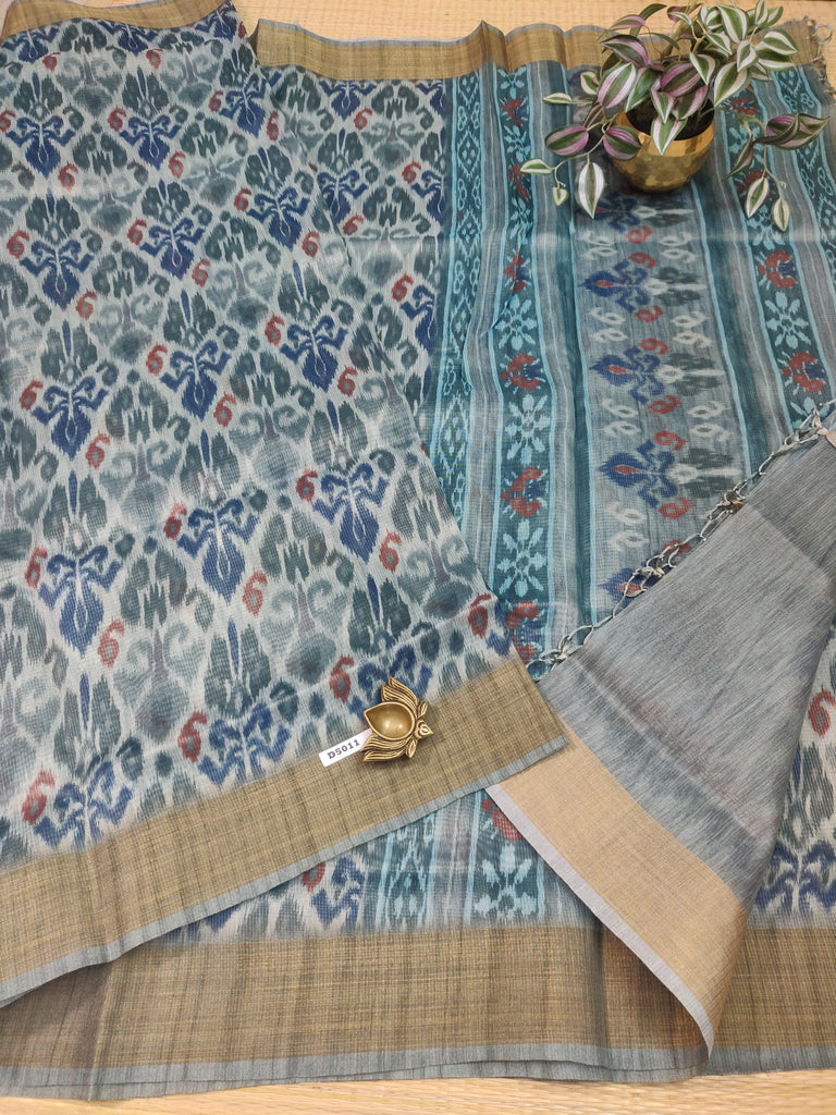 Semi Jute Silk Sarees #D5011