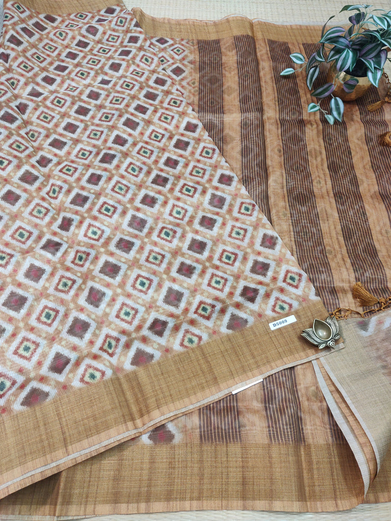 Semi Jute Silk Sarees #D5009