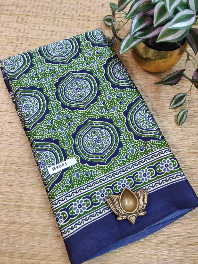 Satin Crepe Saree #D4901