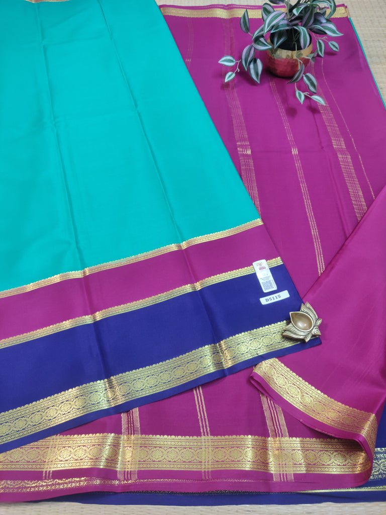 Pure Crepe Silk Saree #D5115