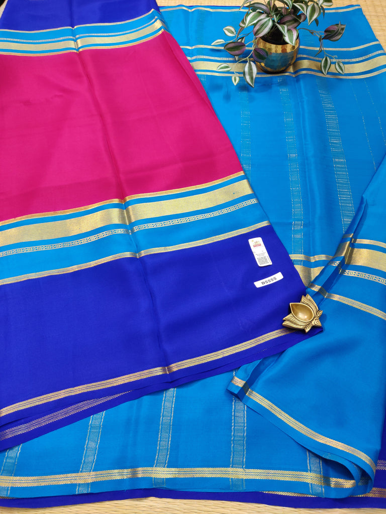 Pure Crepe Silk Saree # D5555