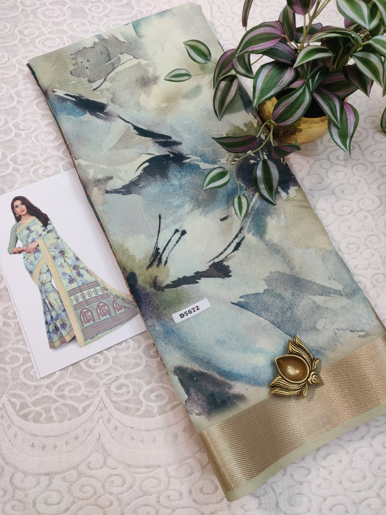 Shimmer Silk sarees #D5672