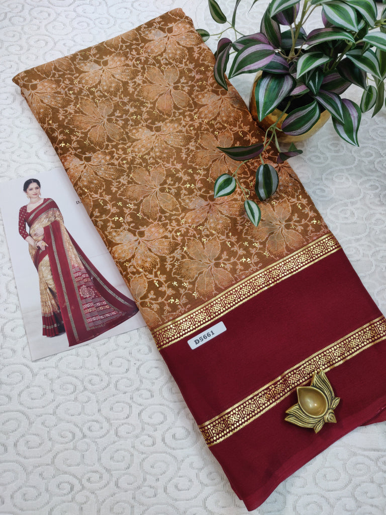 Georgette Sarees #D5661