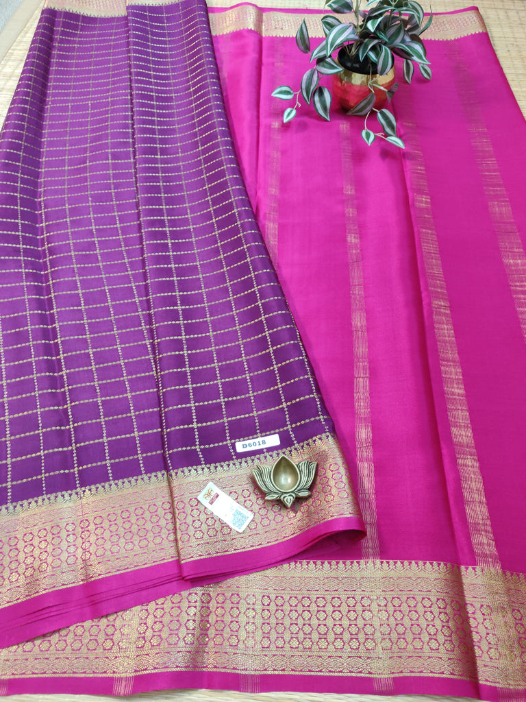 Pure Crepe Silk Saree # D6018