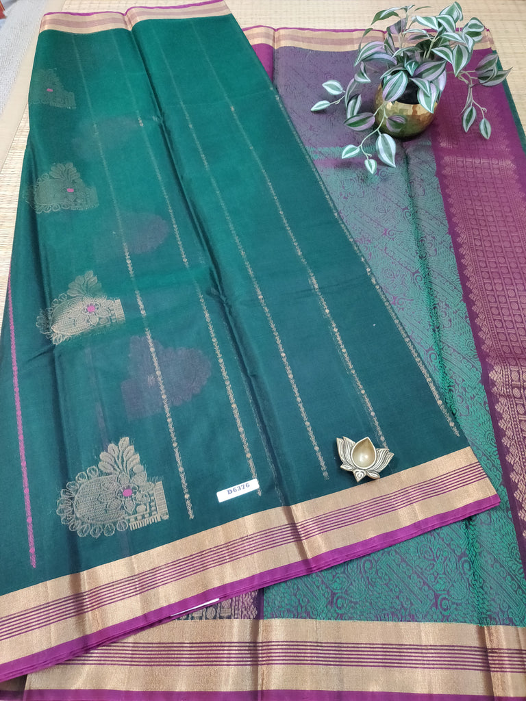 Silk Cotton Sarees #D6376