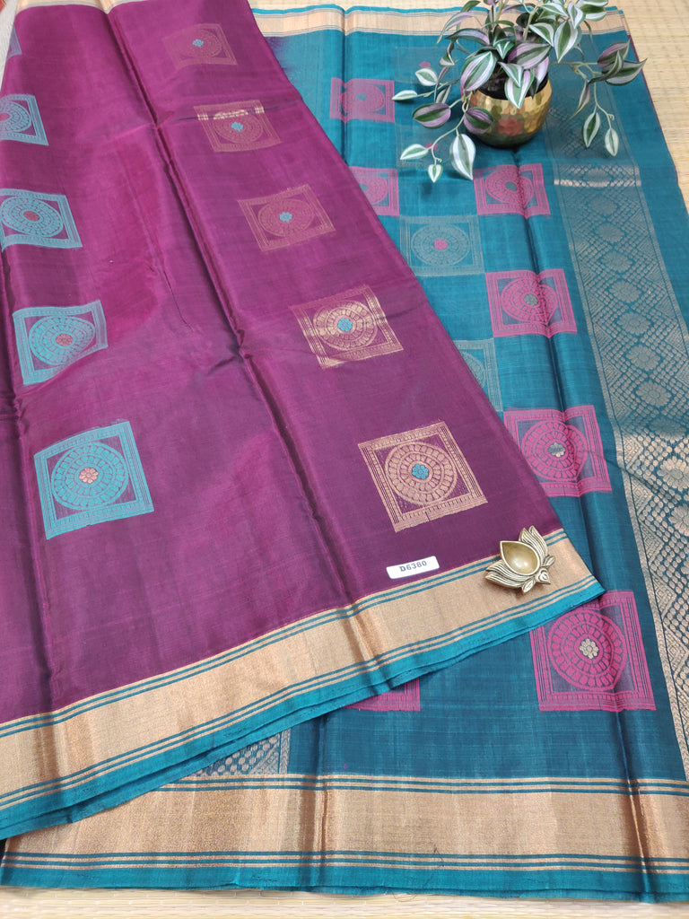 Silk Cotton Sarees #D6380