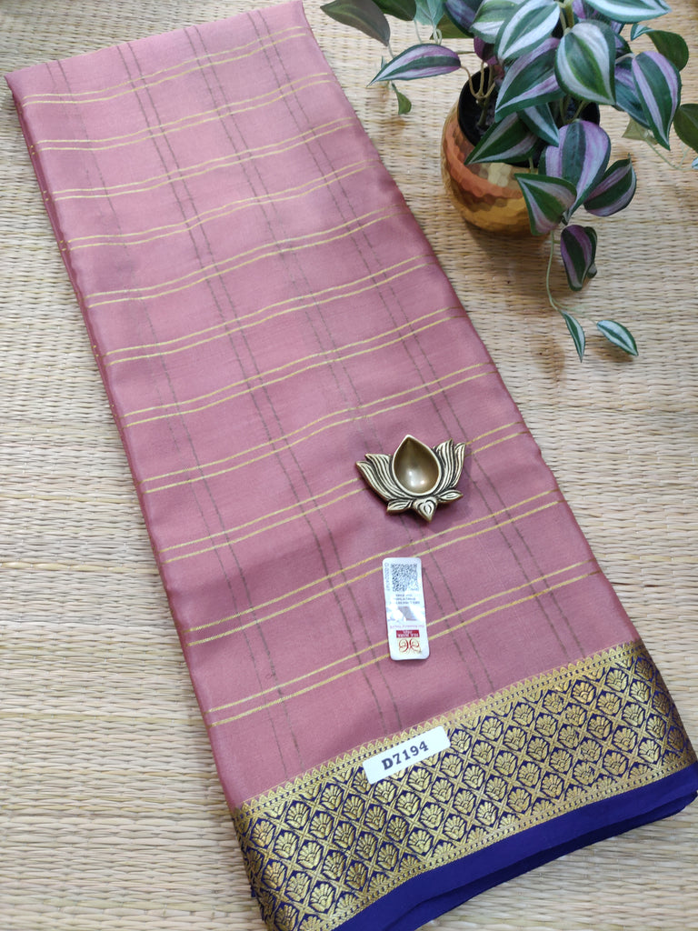 Pure Crepe Silk Saree #D7194