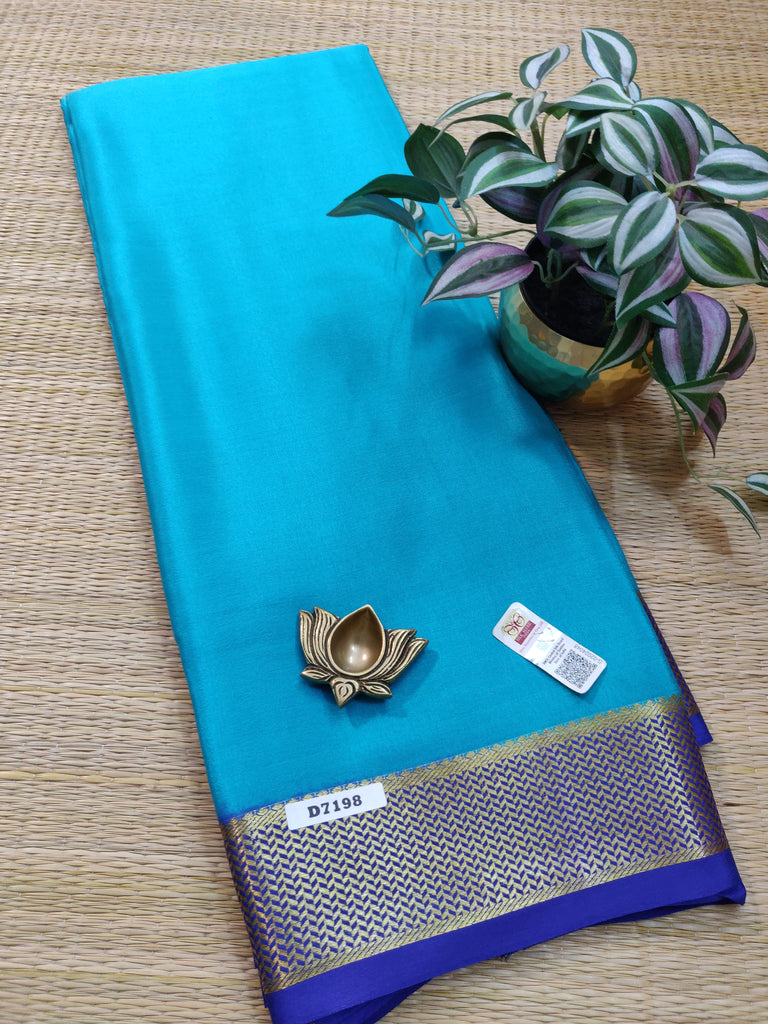 Pure Crepe Silk Saree #D7198