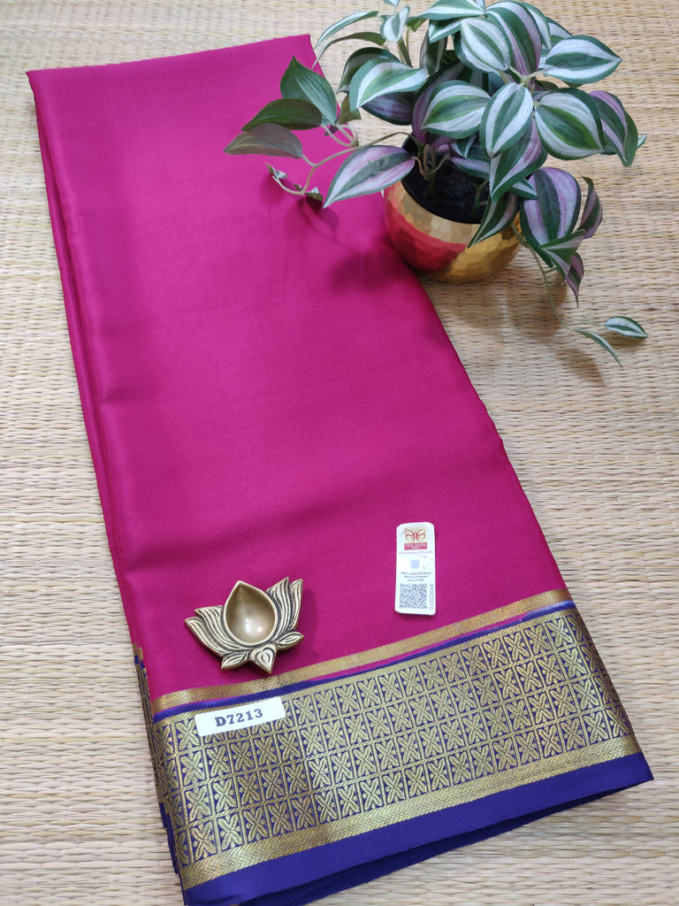 Pure Crepe Silk Saree #D7213