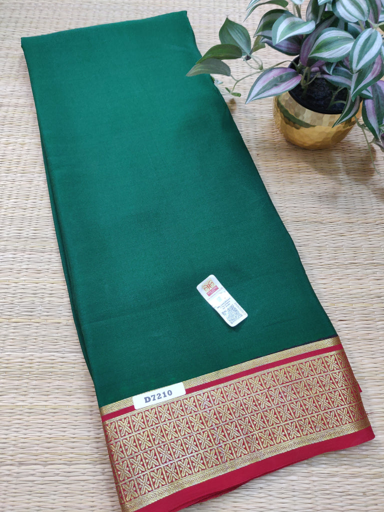 Pure Crepe Silk Saree #D7210