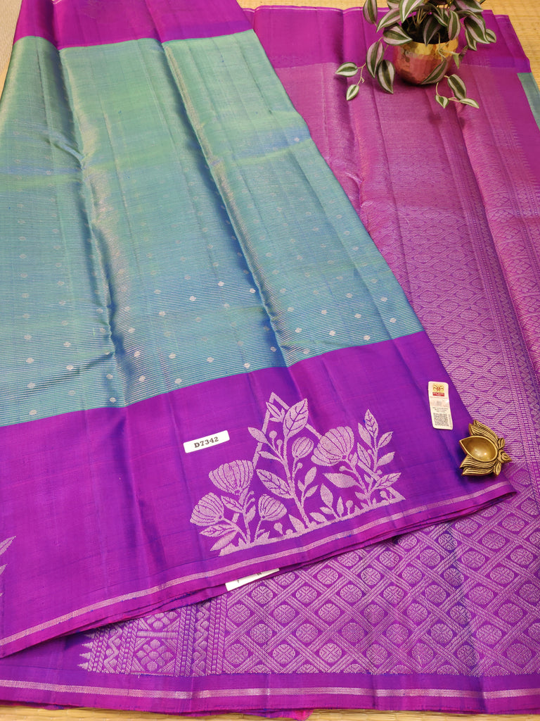 Pure Soft Silk Saree #D7342
