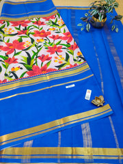 Pure Crepe Silk Saree #D7363