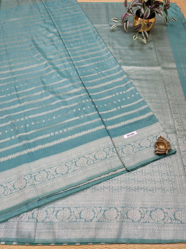 Satin Crepe Saree #D7396