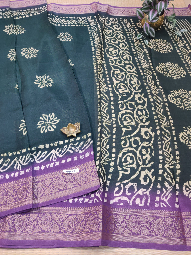 Mass Crepe Sarees #D7627