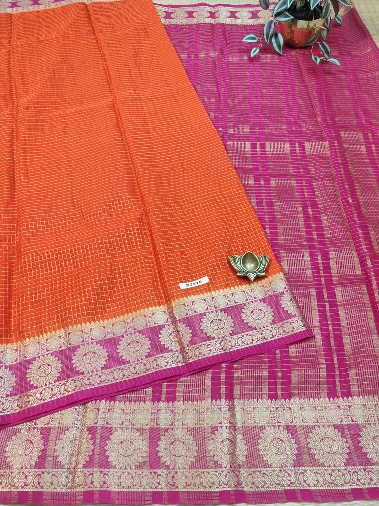 Semi Crepe Sarees #D7976