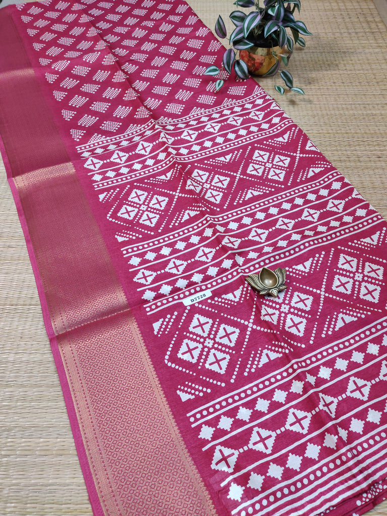 Dola Printed Silk #D7728