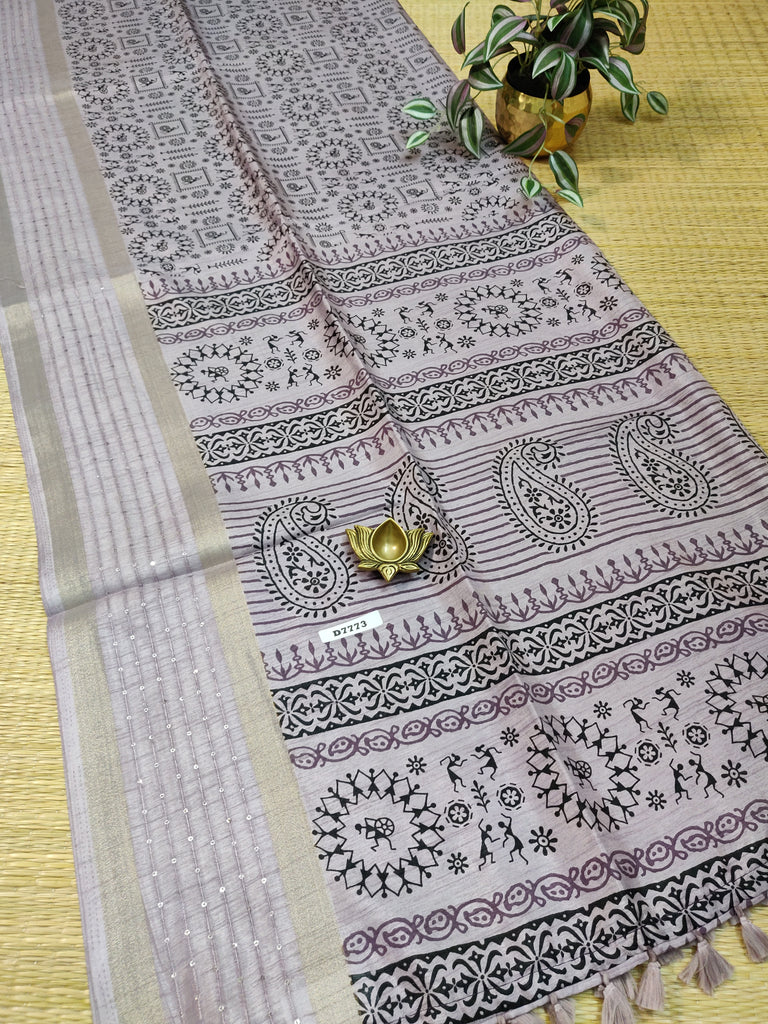 Dola Printed Silk #D7773