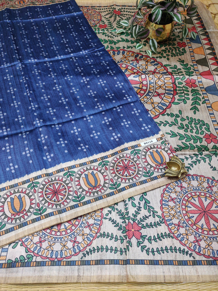Printed Tussar #D8118